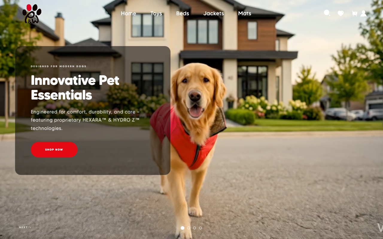 Pooch & Whiskers - Pet Products Shopify Store